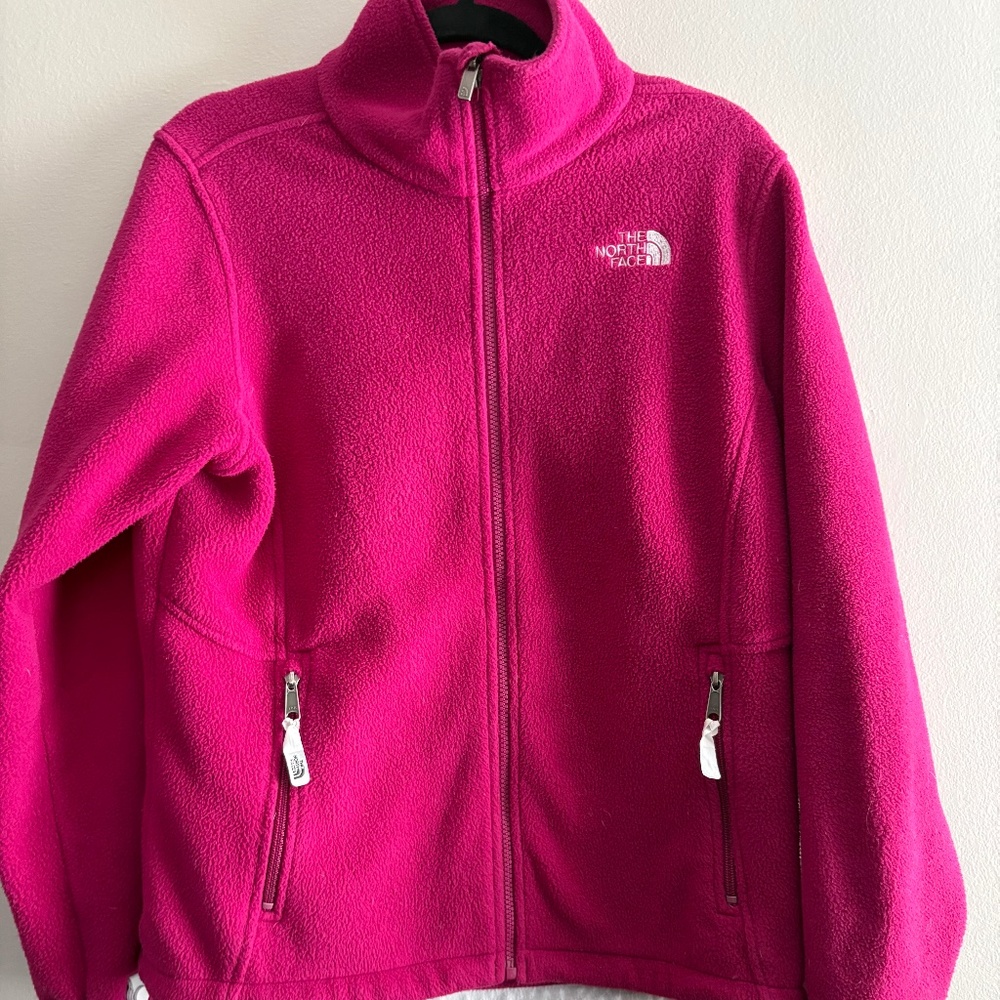 Hot Pink The North Face Fleece Jacket